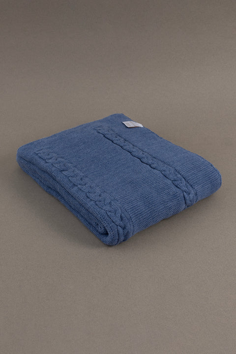 Koza Home Trenza Indigo TV Blanket 130x170 15042 130 x 170