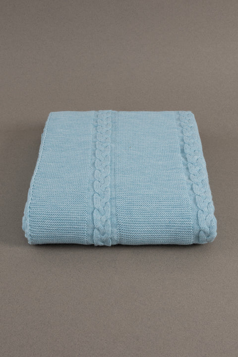 Koza Home Trenza Blue Double Blanket 200x220 15045 Double