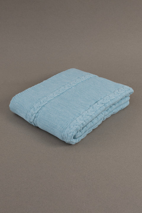 Koza Home Trenza Blue Double Blanket 200x220 15045 Double
