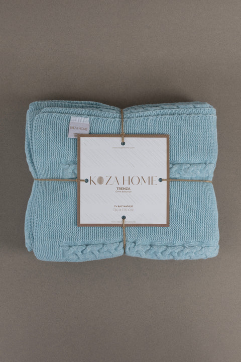 Koza Home Trenza Blue Tv Blanket 130x170 15047 130 x 170