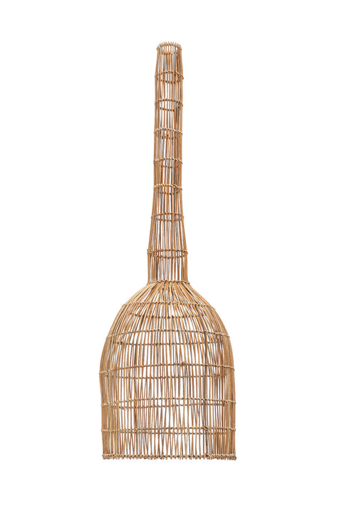 Koza Home Meander Handmade Decorative Rattan Single Pendant Chandelier 35x120cm 8990 35 x 120