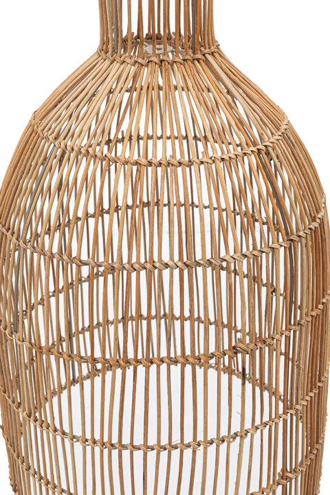 Koza Home Meander Handmade Decorative Rattan Single Pendant Chandelier 35x120cm 8990 35 x 120