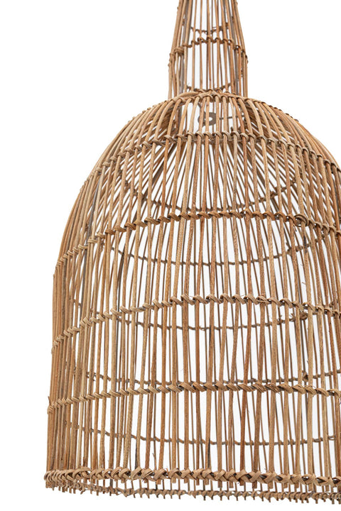 Koza Home Meander Handmade Decorative Rattan Single Pendant Chandelier 35x120cm 8990 35 x 120