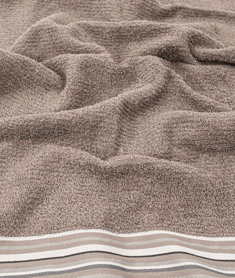 Koza Home Limira Set of 2 Mink Cotton 1 Bathrobe L-XL 1 Dowry Towel 50x90 2233 L-XL