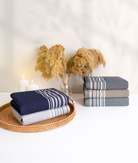 Koza Home Limira 5-Piece Multicolored Face Dowry Towel 50x90 2248 50 x 90