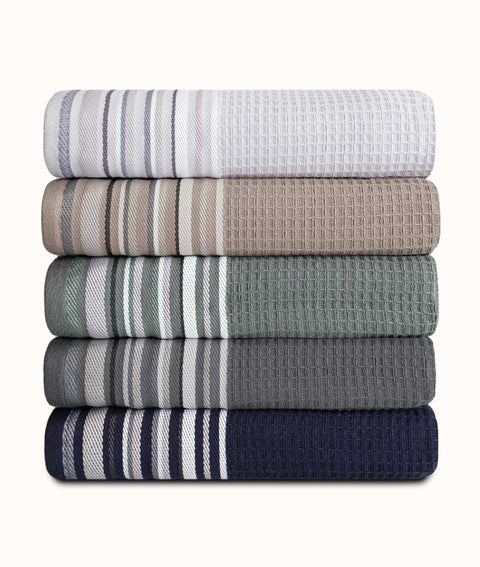 Koza Home Limira 5-Piece Multicolored Face Dowry Towel 50x90 2248 50 x 90