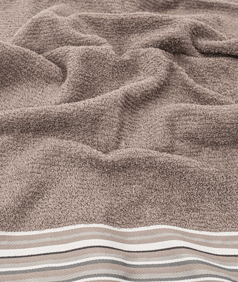 Koza Home Limira 2 Piece Mink Dowry Towel Set 50x90-90x150 2258 50 x 90 - 90 x 150