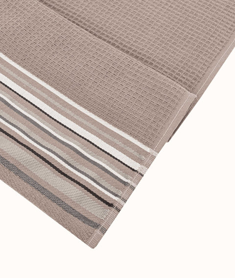 Koza Home Limira 2 Piece Mink Dowry Towel Set 50x90-90x150 2258 50 x 90 - 90 x 150