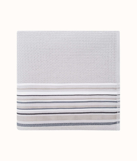 Koza Home Limira 2-Piece Gray Dowry Towel Set 50x90-90x150 2262 50 x 90 - 90 x 150