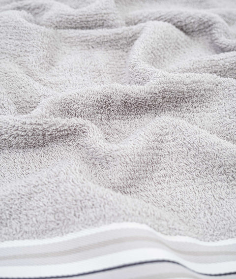 Koza Home Limira 2-Piece Gray Dowry Towel Set 50x90-90x150 2262 50 x 90 - 90 x 150