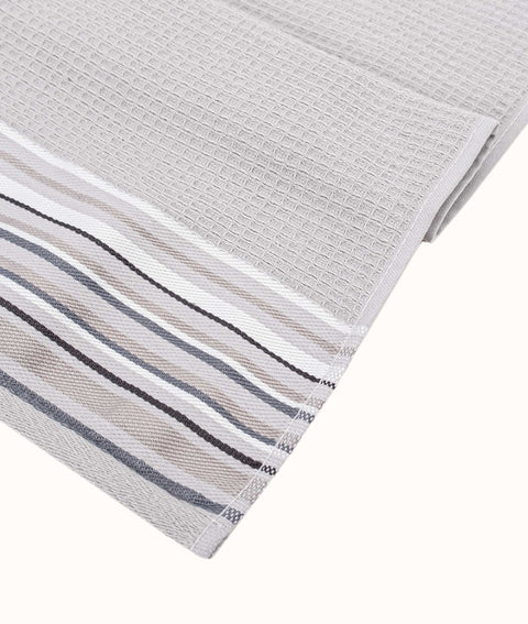 Koza Home Limira 2-Piece Gray Dowry Towel Set 50x90-90x150 2262 50 x 90 - 90 x 150