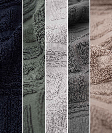 Koza Home Pydna 5-Piece Multicolored Face Towel 50x90 2268 50 x 90