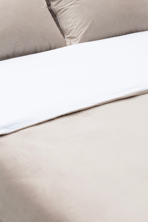 Koza Home Linda Mink Velvet Double Duvet Cover Set 200x220 4 Pillows 5008 200 x 220