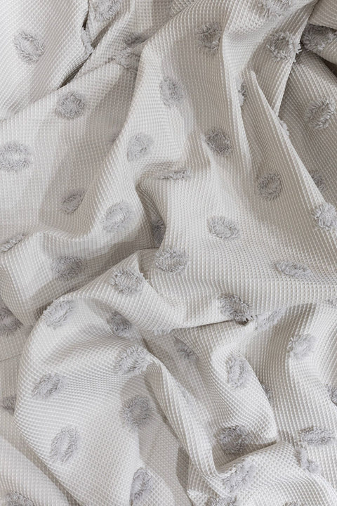 Koza Home Wanda Gray Double Edge Tasseled Blanket 220x240 5025 220 x 240