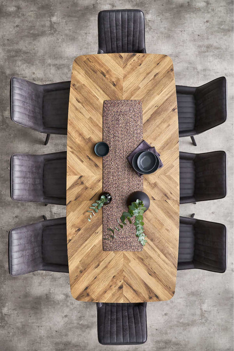 Koza Home Cesta Handmade Knitted Purple Corner Runner 37x136 4025 37 x 136