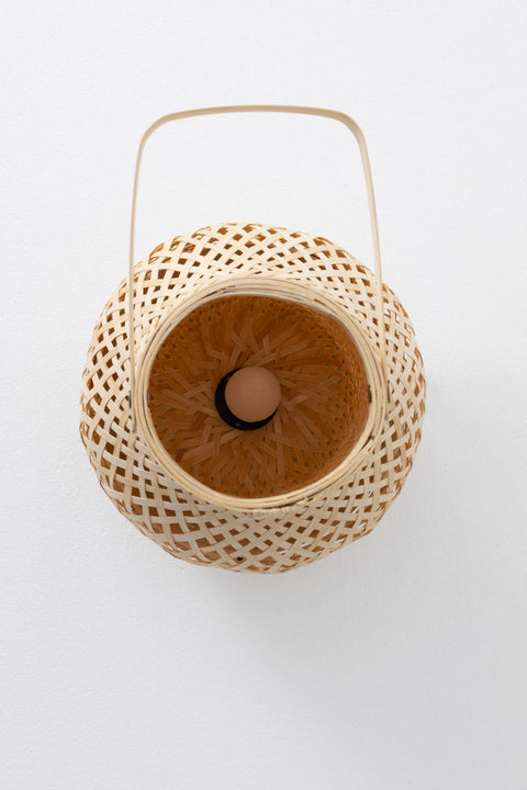 Koza Home Meander Bamboo Table Lamp 23x37 cm 4588 23x37