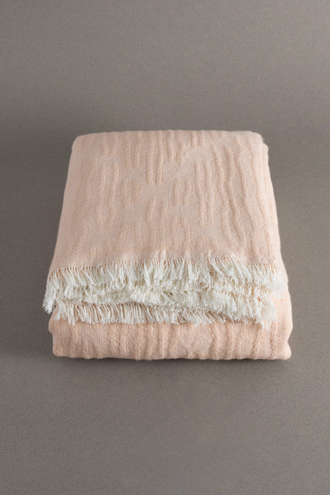 Koza Home Koza Lax Salmon Blanket 200x230Cm 9081 200 x 230