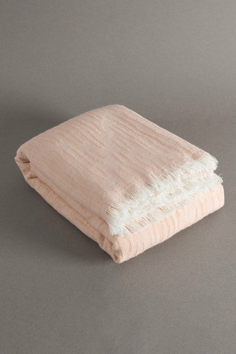 Koza Home Koza Lax Salmon Blanket 200x230Cm 9081 200 x 230