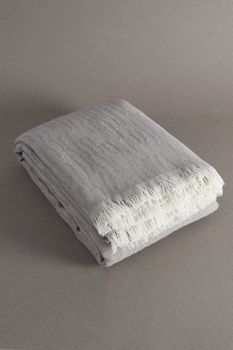 Koza Home Koza Lax Gray Blanket 200x230Cm 9081 200 x 230