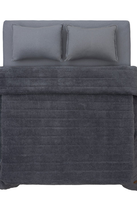 Koza Home Koza Lun Gray Bedspread Set Double 9083 230 x 240 230 x 240