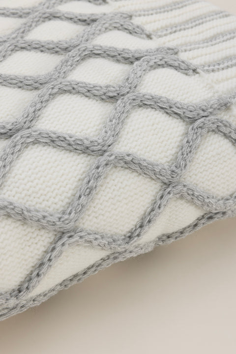 Koza Home Loop Gray Acrylic TV Blanket 130x170 3731A 130 x 170