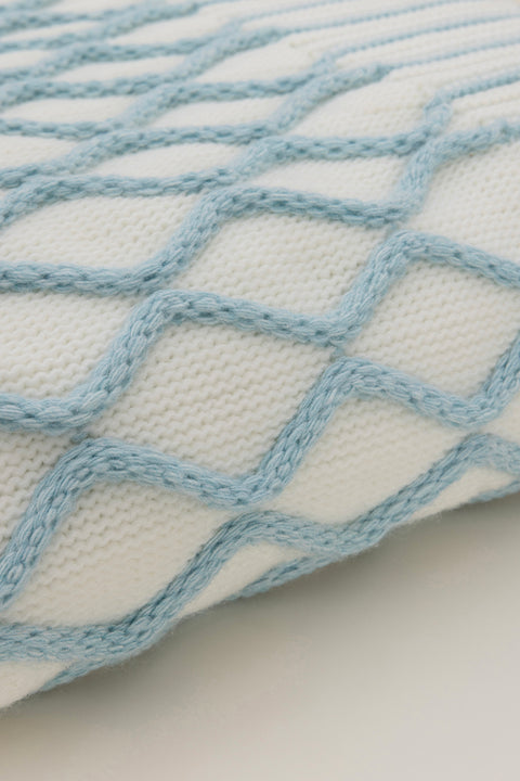 Koza Home Loop Turquoise Acrylic TV Blanket 130x170 3733A 130 x 170