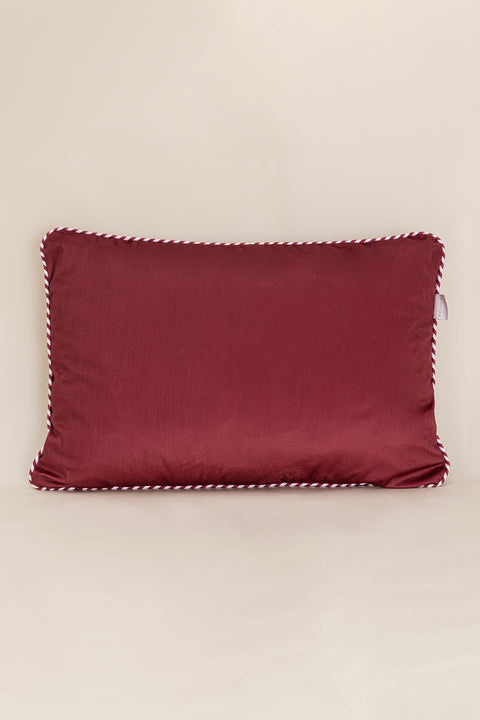 Koza Home Charm Red White Stripe Printed Cushion 40X60 35256A 40 x 60