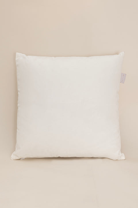 Koza Home Charm Black Deer Printed White Cushion 43X43 35263A 43 x 43