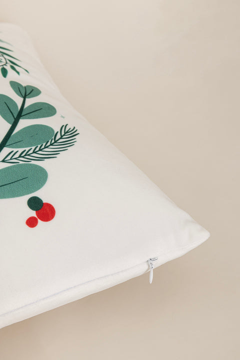 Koza Home Charm Tin Soldier Printed White Cushion 43X43 35264A 43 x 43