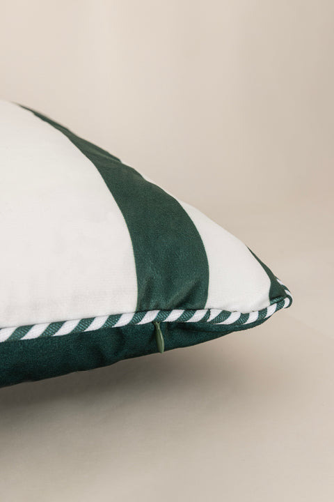 Koza Home Charm White Green Pine Tree Printed Cushion 40X60 35259A 40 x 60