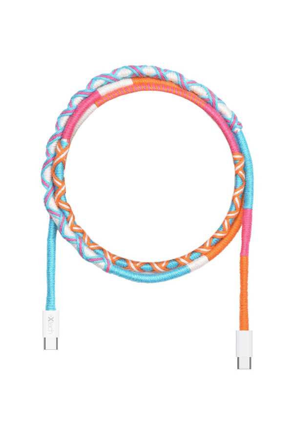 I-XTECH Ix-Uc012-Jsm Jasmine Type-C To Type-C 1 m Cable, White I-XTECH Ix-Uc012-Jsm Jasmine Type-C To Type-C 1 m Cable, White