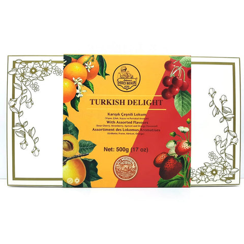 Hacı Bekir Mixed Flavored Turkish Delight-500 g